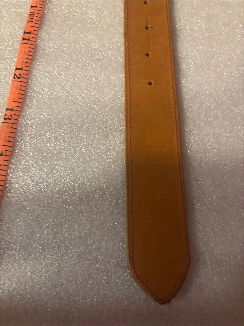 Rich Red Leather Belt